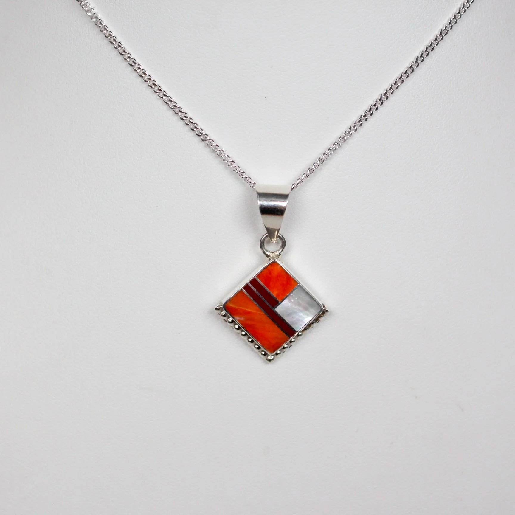 Inlay Modernist Pendant