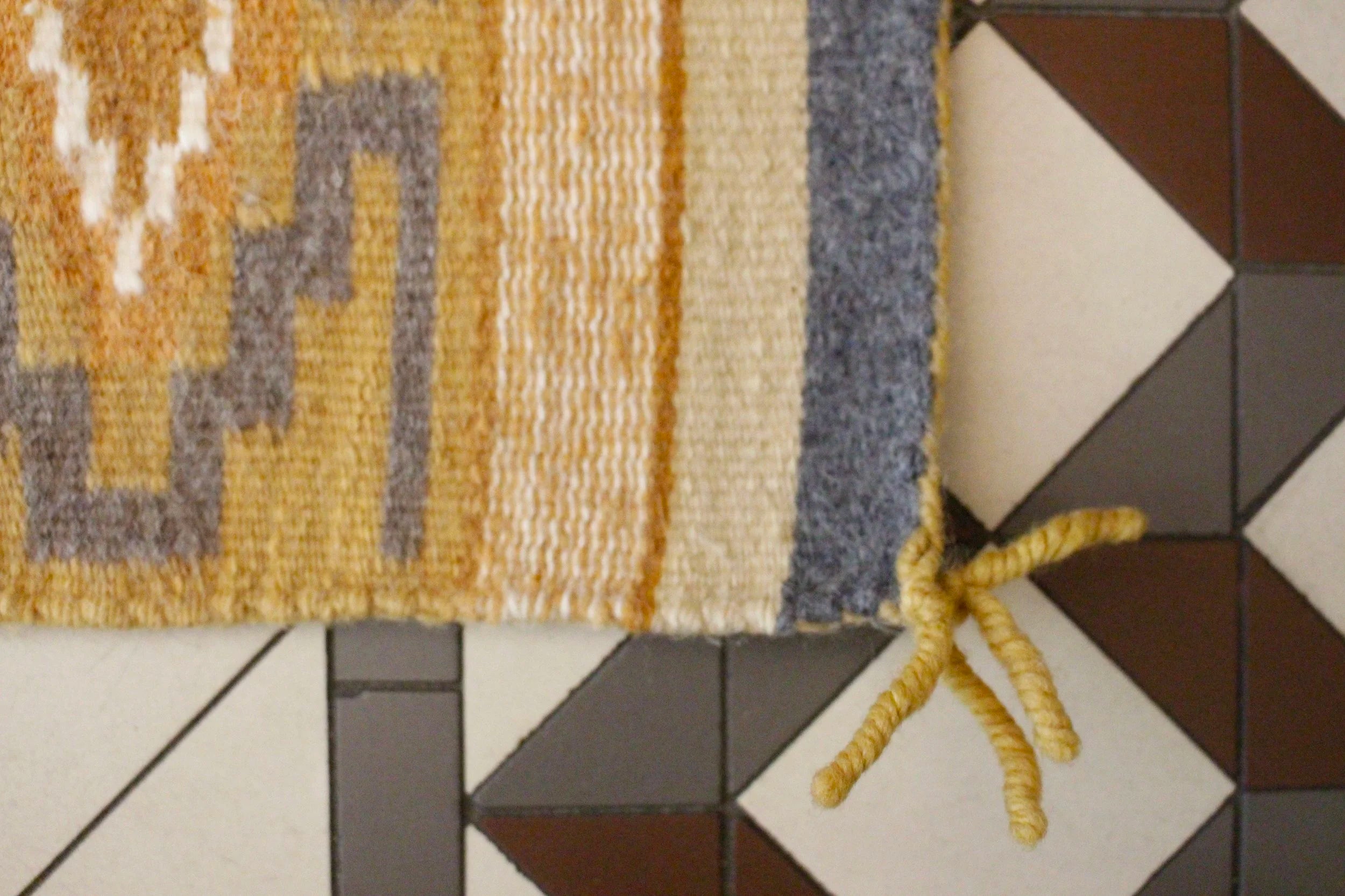 Crystal rug 23" x 16" by Julia Livingstone