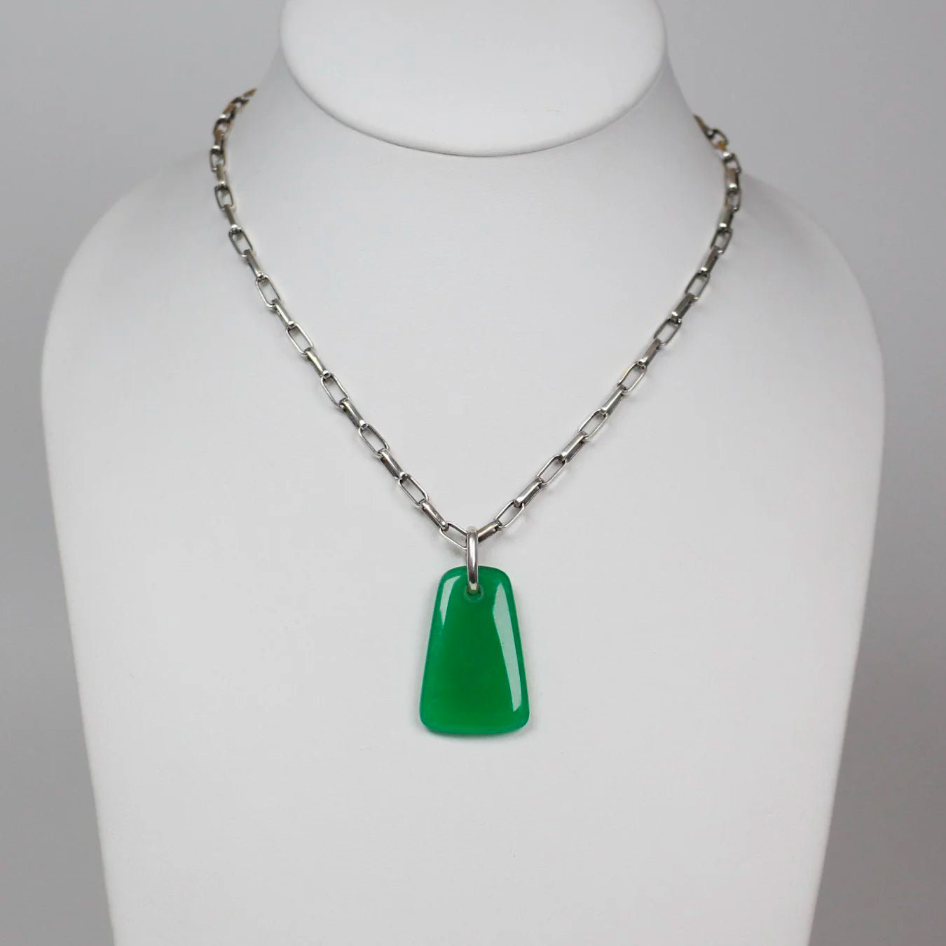 Sebastian Cilento - Burmese Jade "Maya" Pendant
