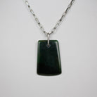 Sebastian Cilento - Jade & Sterling "Maya" Pendant