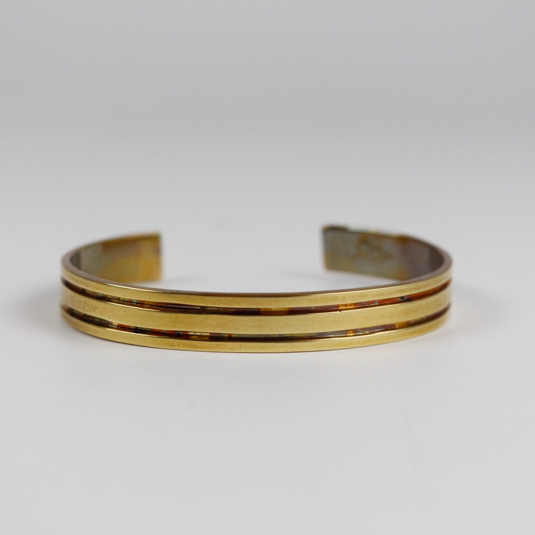B.C. for South West Trader - Double Line Cuff - Brass