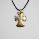 B.C. for South West Trader - Angel Wing Cross - Brass Weathered