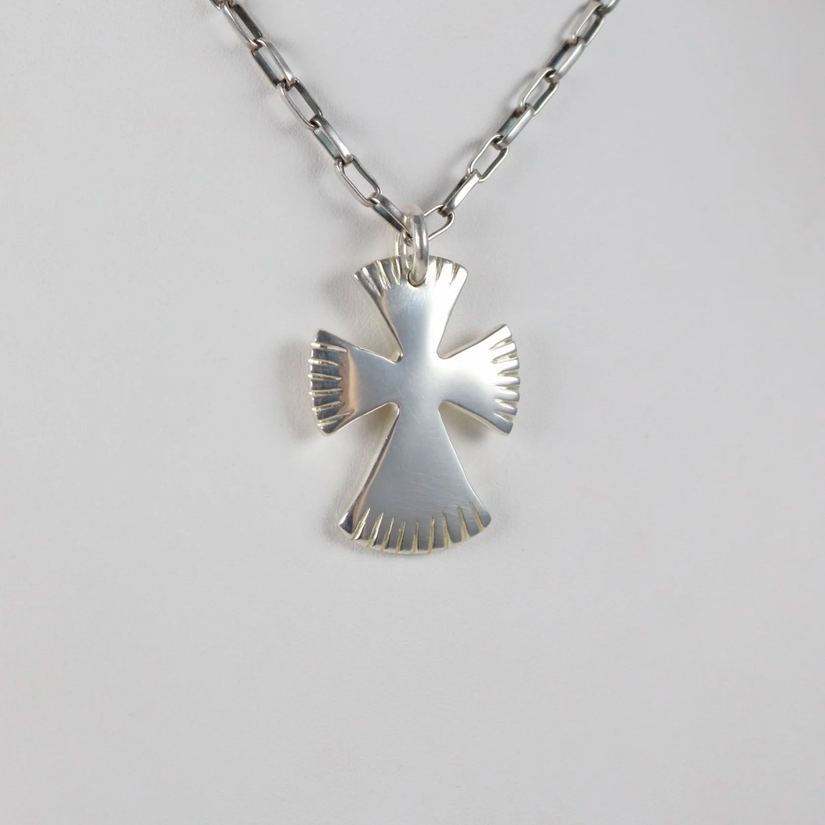 B.C. for South West Trader - Angel Wing Cross - Silver Polished