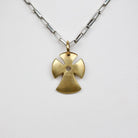 B.C. for South West Trader - Small Pueblo Angel Cross - Brass Brushed Finish