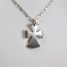 B.C. for South West Trader - Large Angel Cross - Silver Brushed