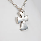 B.C. for South West Trader - Large Angel Cross - Silver Brushed