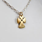 B.C. for South West Trader - Small Pueblo Angel Cross - Brass Brushed Finish