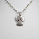 B.C. for South West Trader - Small Pueblo Angle Cross - Sterling Weathered Finish