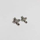 B.C. for South West Trader - Maya Cross Earrings - Oxidised Silver