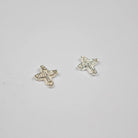 B.C. for South West Trader - Maya Cross Earrings - Silver Polished