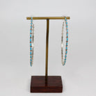 Massive Zuni Petit Point Hoop Earrings