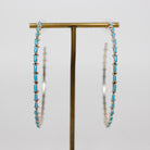 Massive Zuni Petit Point Hoop Earrings
