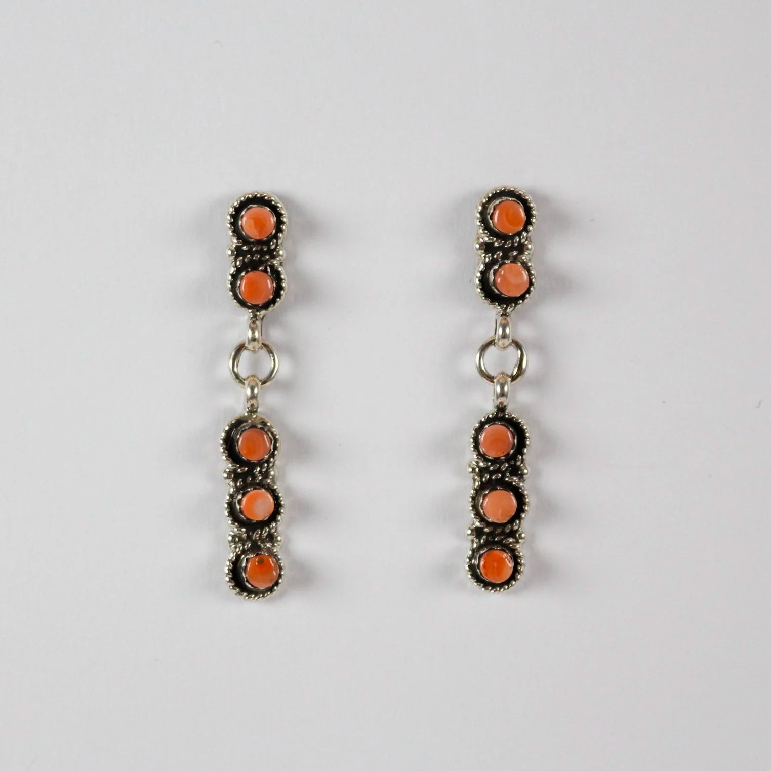 Zuni Pink Coral Drops