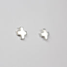 B.C. for South West Trader - Plains Star earrings - Silver Polished