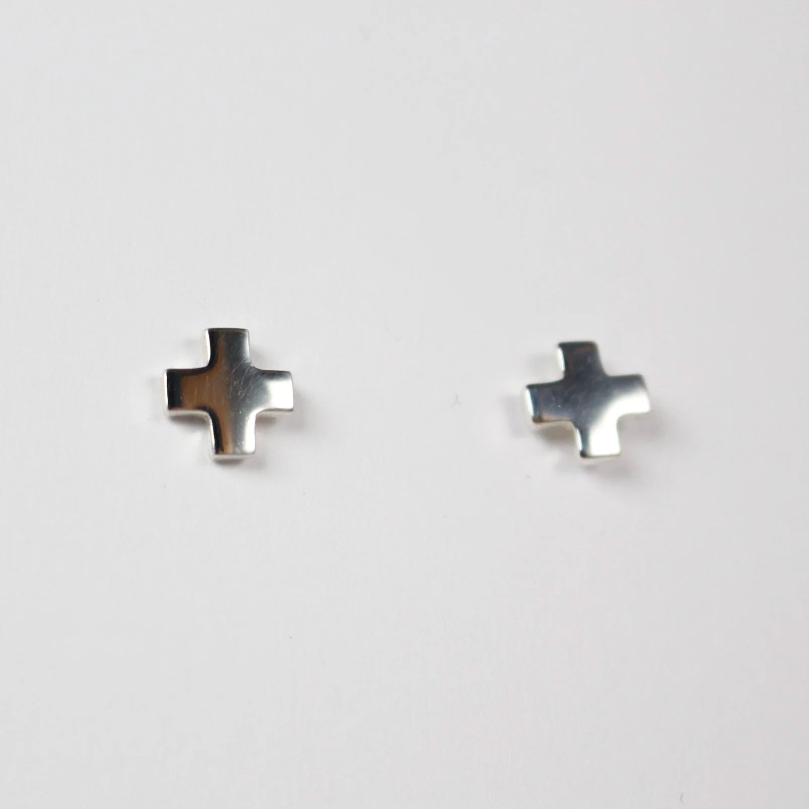 B.C. for South West Trader - Plains Star earrings - Silver Polished