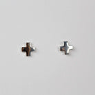 B.C. for South West Trader - Plains Star earrings - Silver Polished