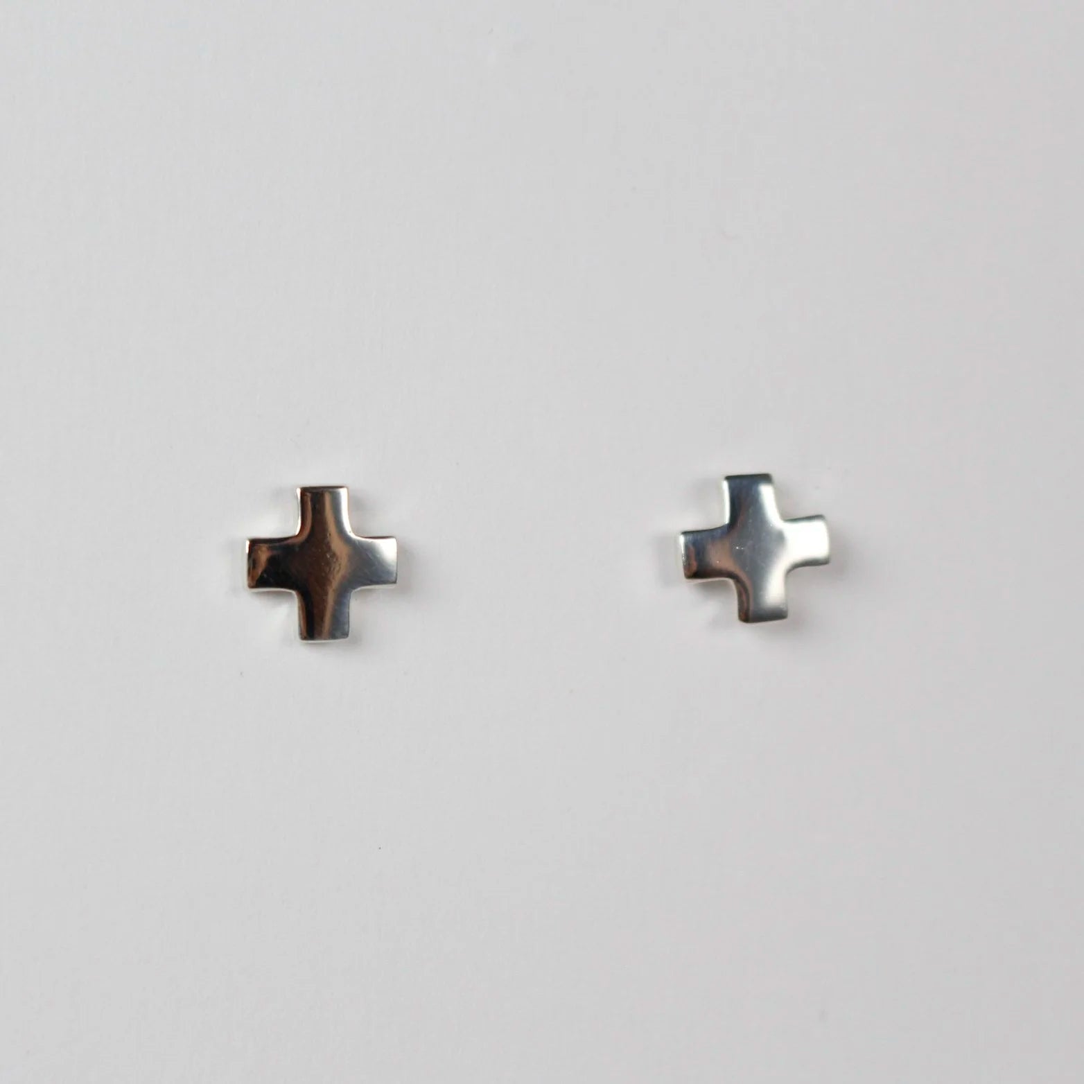 B.C. for South West Trader - Plains Star earrings - Silver Polished