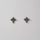 B.C. for South West Trader - Maya Cross Earrings - Oxidised Silver