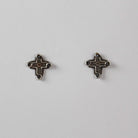 B.C. for South West Trader - Maya Cross Earrings - Oxidised Silver