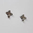 B.C. for South West Trader - Maya Cross Earrings - Oxidised Silver
