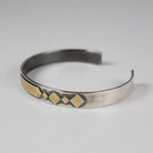 B.C. for South West Trader - Brass Diamonds Cuff - Oxidised