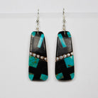 Kewa Mosiac Earrings with Silver Beads