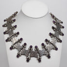 William Spratling - Vintage Triple Spheres Necklace Amethyst