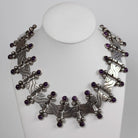 William Spratling - Vintage Triple Spheres Necklace Amethyst