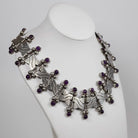 William Spratling - Vintage Triple Spheres Necklace Amethyst
