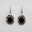 Jet Stone Navajo Earrings