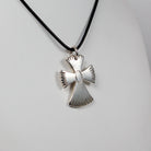 B.C. for South West Trader - Angel Wing Cross - Silver Engraved