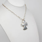 B.C. for South West Trader - Angel Wing Cross - Silver Engraved