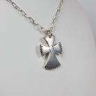 B.C. for South West Trader - Angel Wing Cross - Silver Engraved
