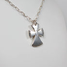 B.C. for South West Trader - Angel Wing Cross - Silver Engraved