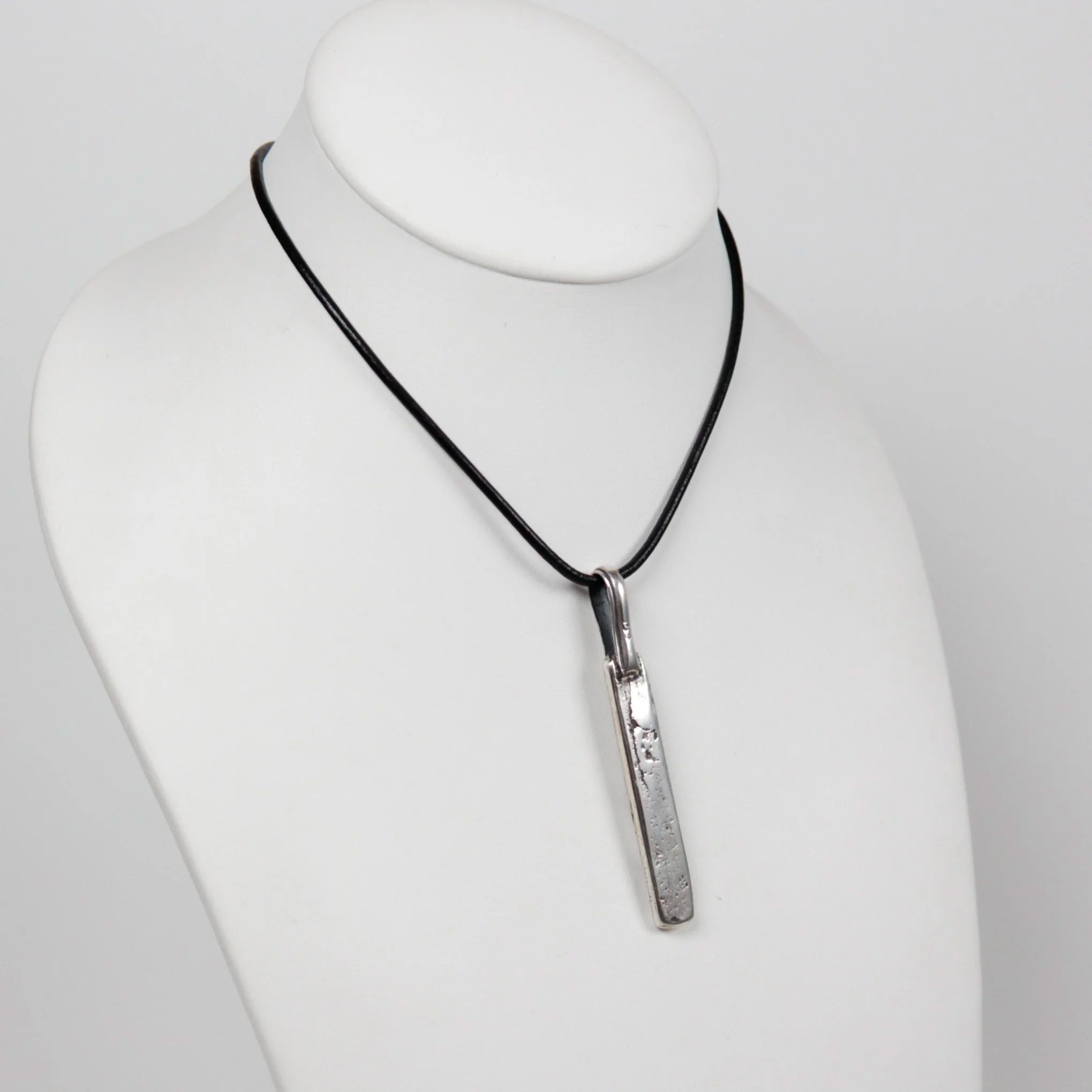 Gon Martin - Sterling Ingot Plank Pendant
