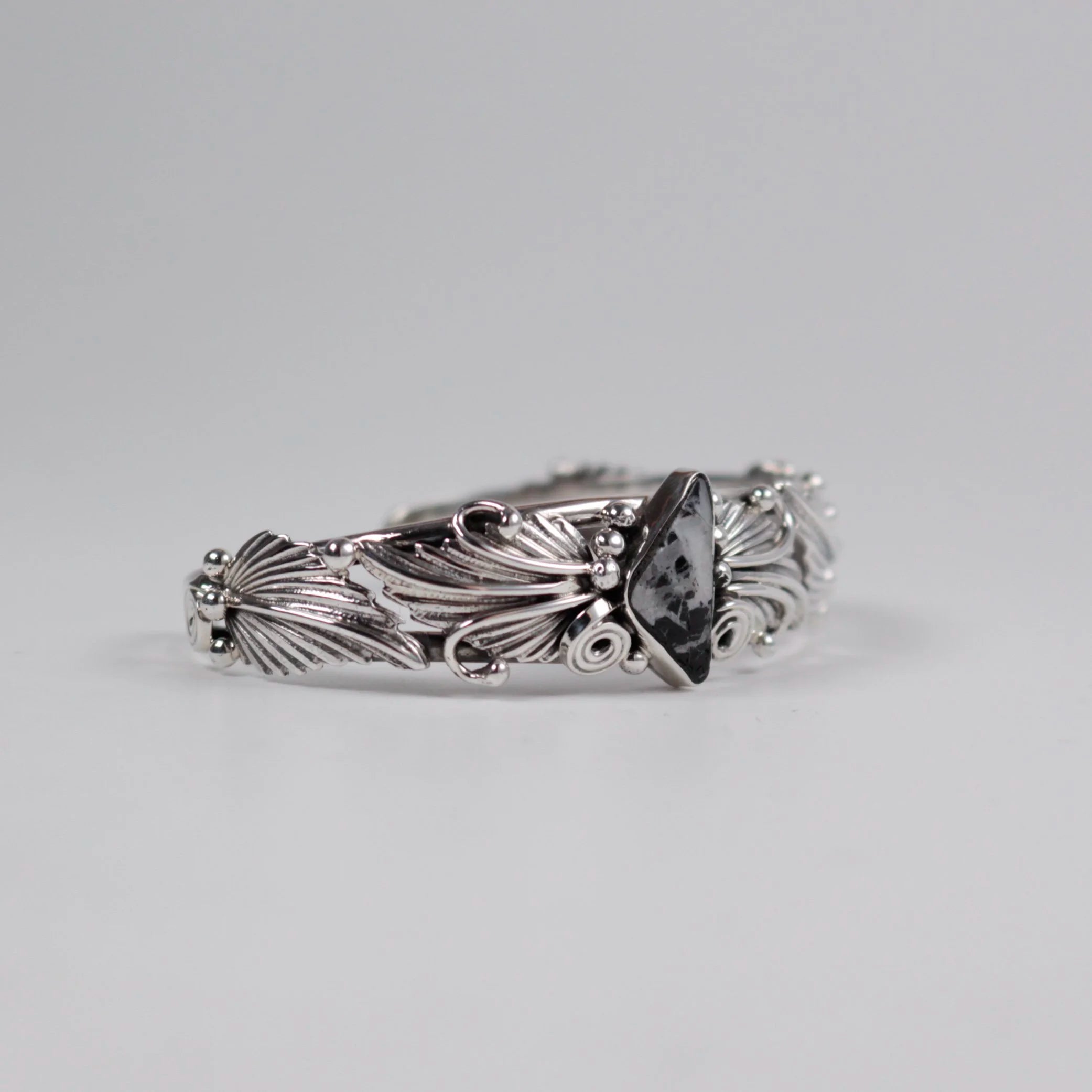 Navajo White Buffalo Turquoise Cuff