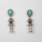 Navajo Pumpkin Bead & Turquoise Squash Blossom