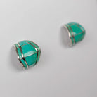 Zuni Inlay Turquoise Hoop