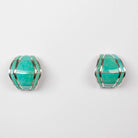 Zuni Inlay Turquoise Hoop