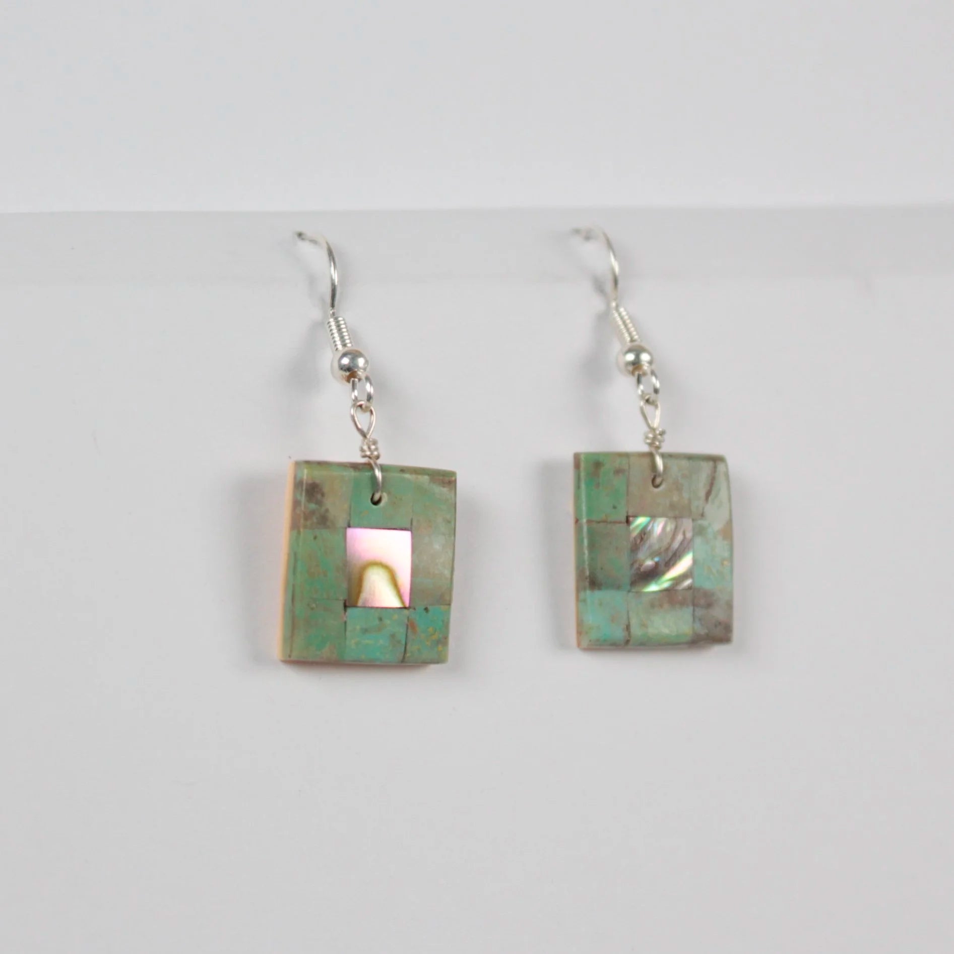 Kewa Turquoise & Mother of Pearl Earrings