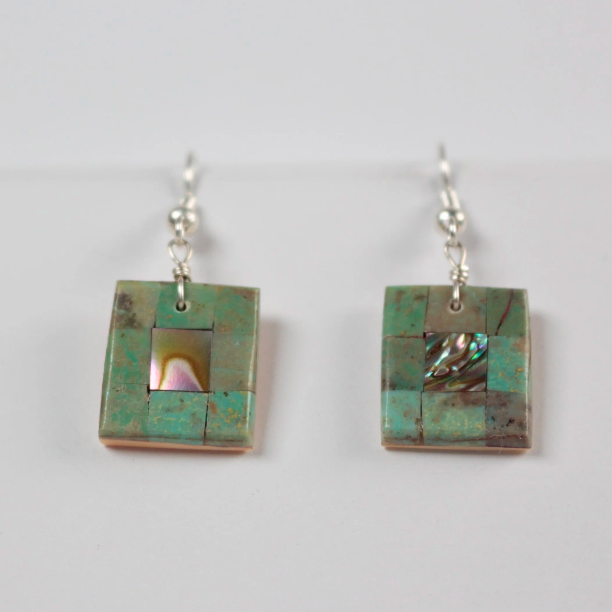 Kewa Turquoise & Mother of Pearl Earrings