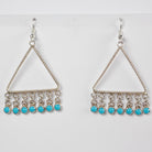 Zuni Triangular Turquoise Drops