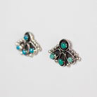 Zuni Vintage Turquoise Petit Point Earrings