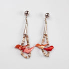 Vintage Bird Fetish Zuni Earrings