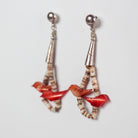 Vintage Bird Fetish Zuni Earrings