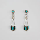 Zuni Needle Point Turquoise Drops