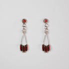Zuni Needle Point Coral Drops