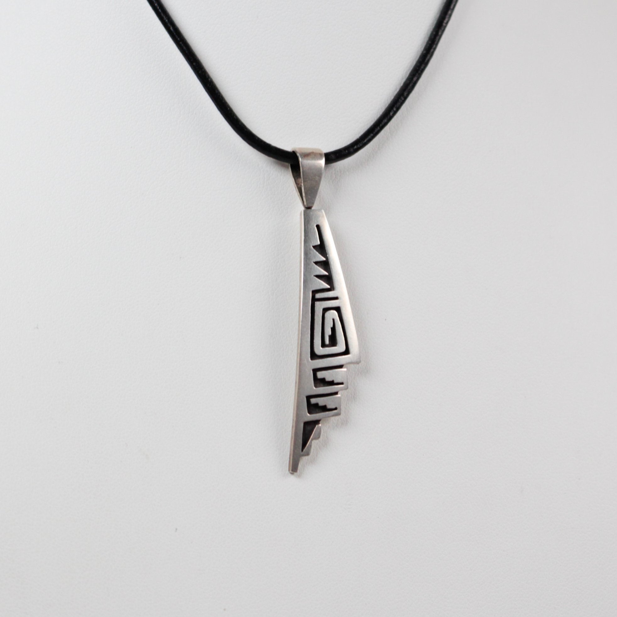 Hopi Stylized Feather Pendant