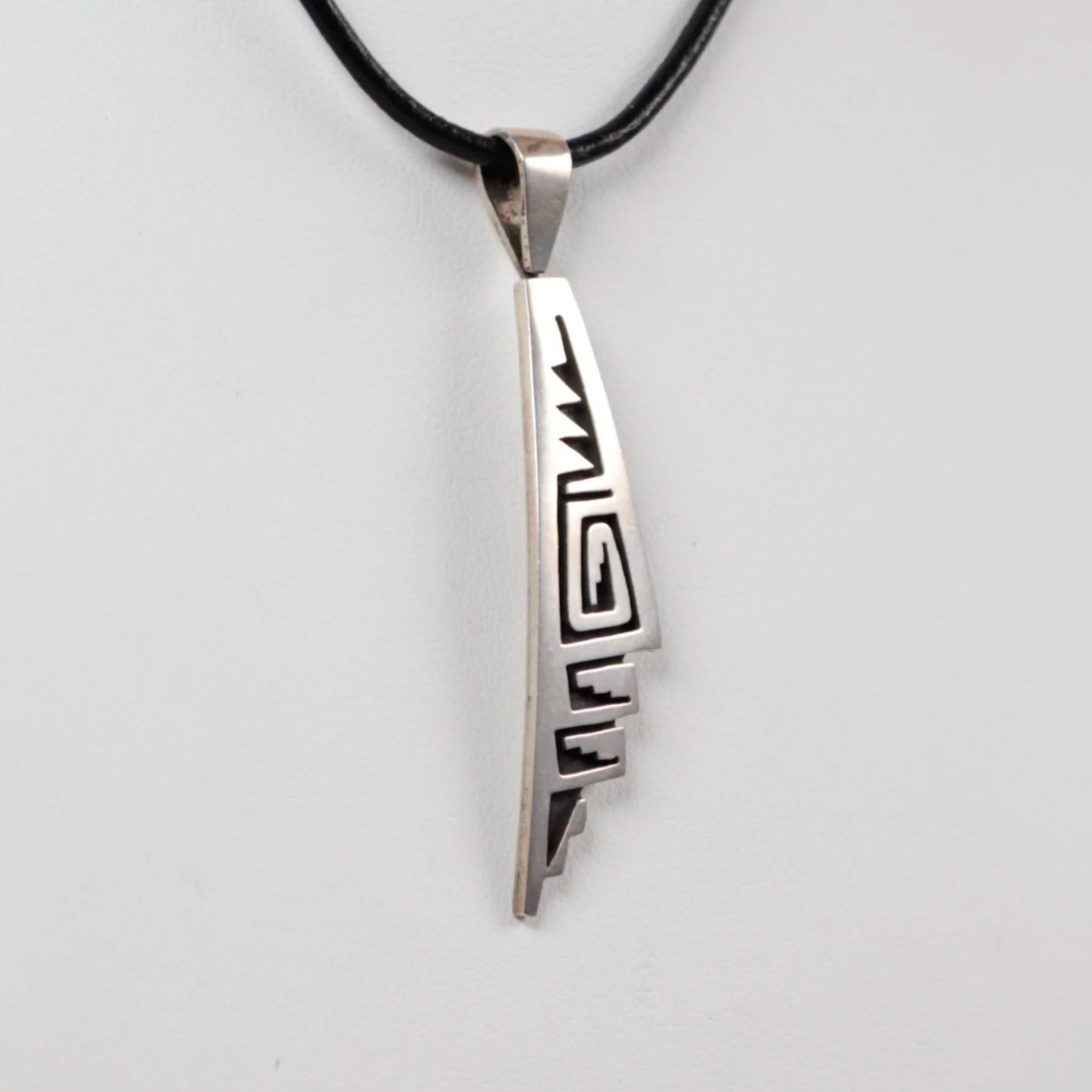 Hopi Stylized Feather Pendant