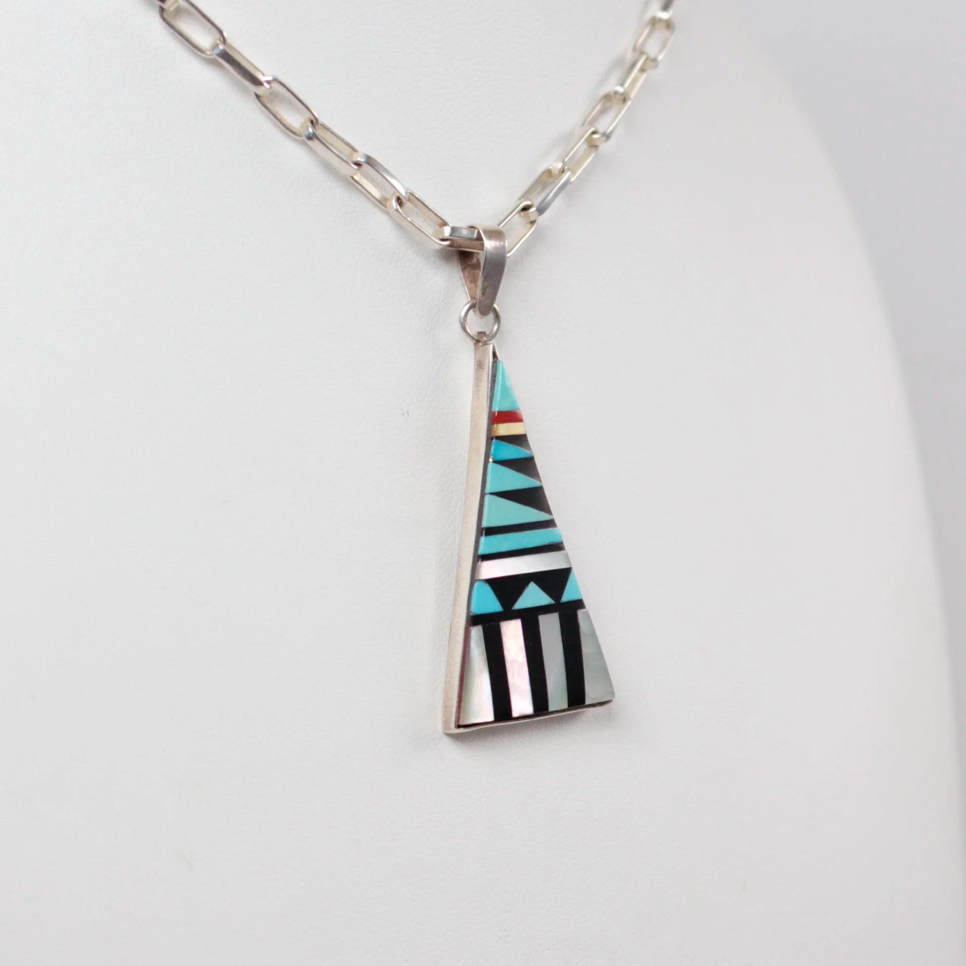 Zuni Inlay Pendant